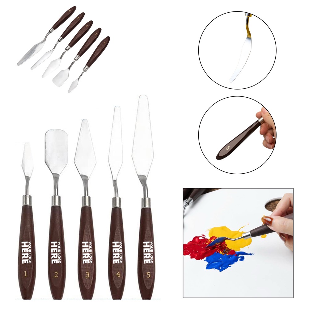 Stainless Steel Oil Paint Palette Knife set 2