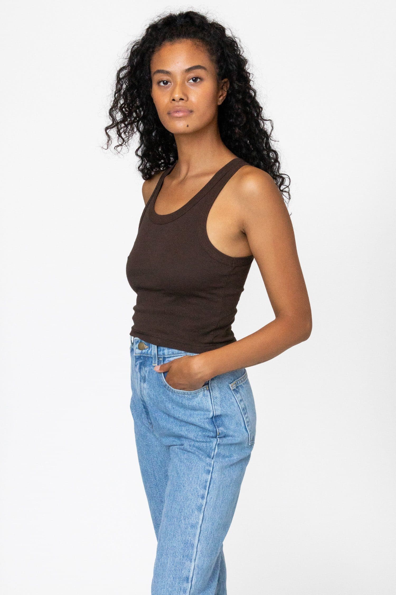 BABY RIB SPORTY CROP TANK 3