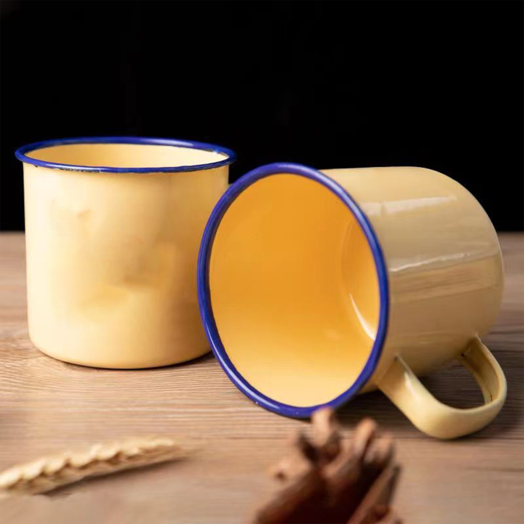 13.5 Oz. Enamel Camping Coffee Mugs 3