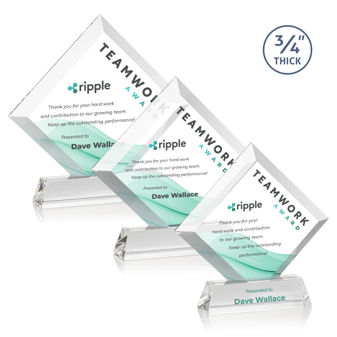 Belaire VividPrint™ Award on Newhaven Base - Clear 3