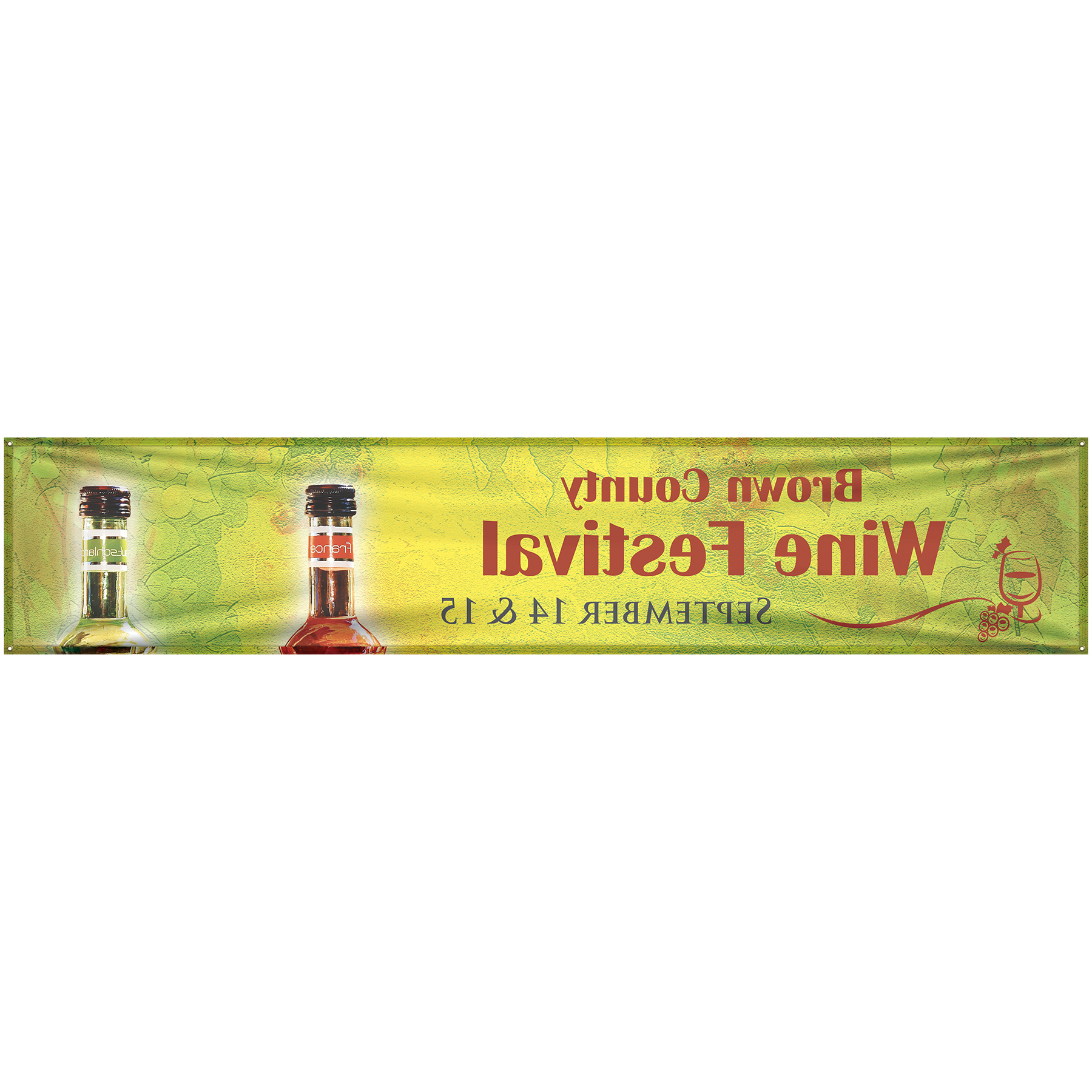 4' x 20' Custom Knitted Polyester Banner 7