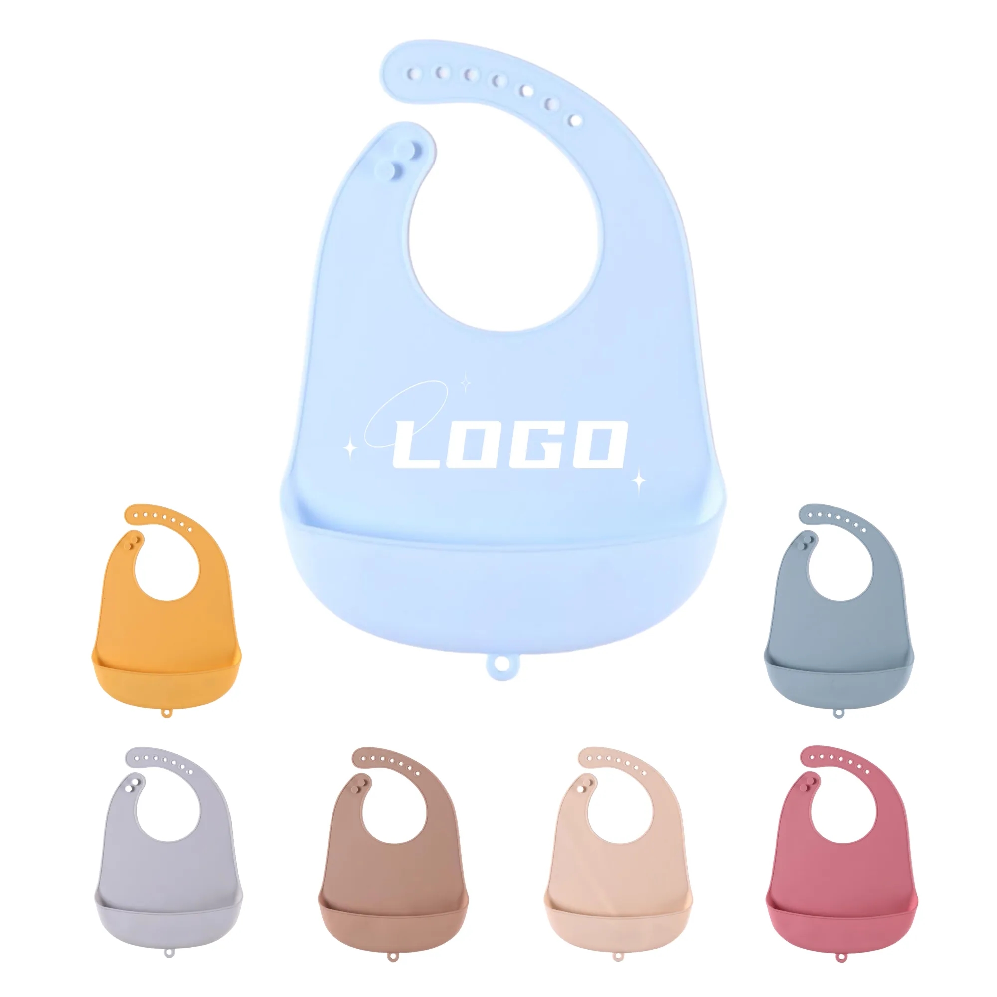 Colorful Silicone Baby Bib 3