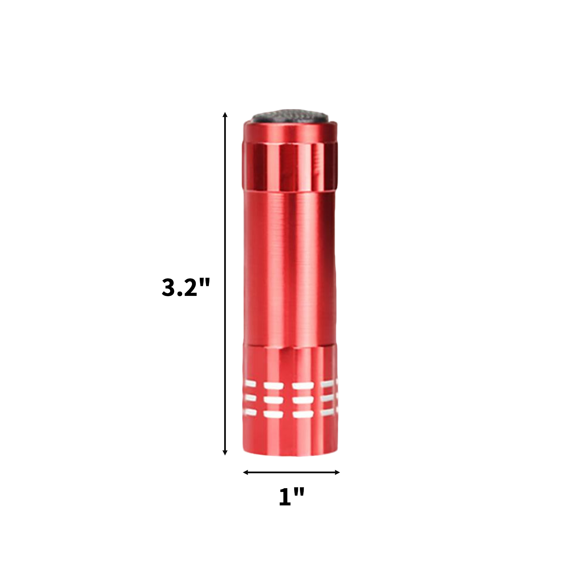 Aluminum Alloy Nine LED Flashlight With White Light 4