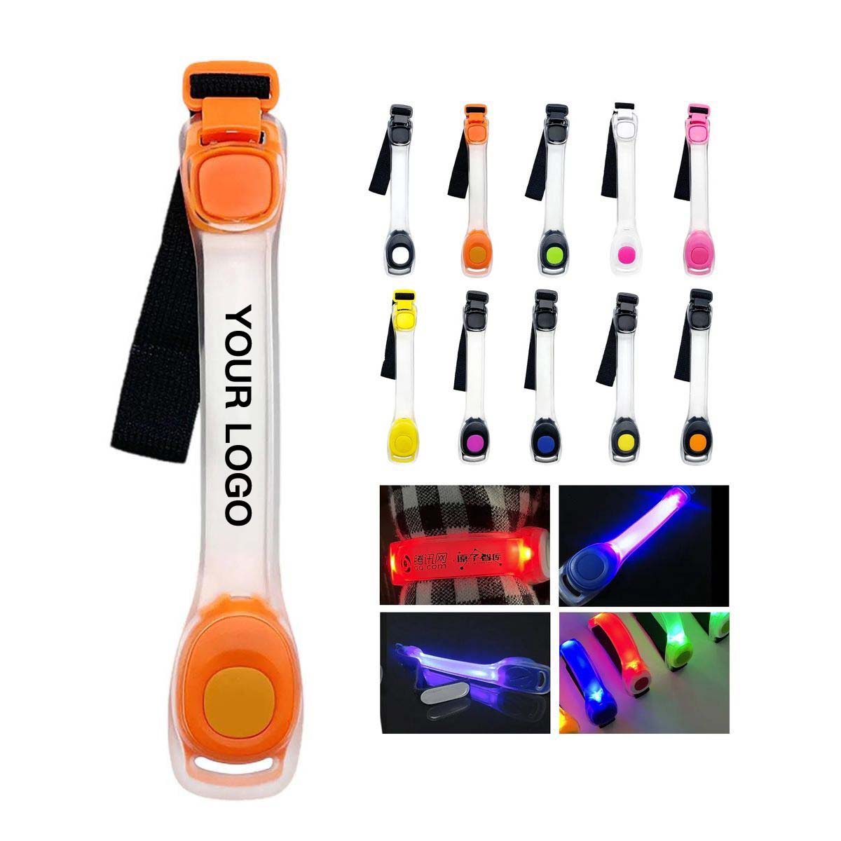 Bright LED Wristband for Walking and Exercise Safety 6