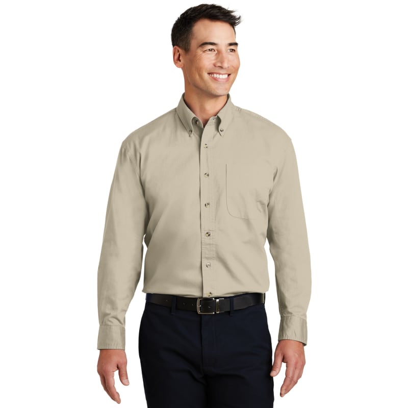 Port Authority Long Sleeve Twill Shirt. 12