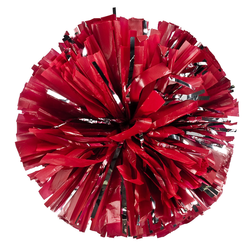 Custom Plastic Show Pom with Glitter 15
