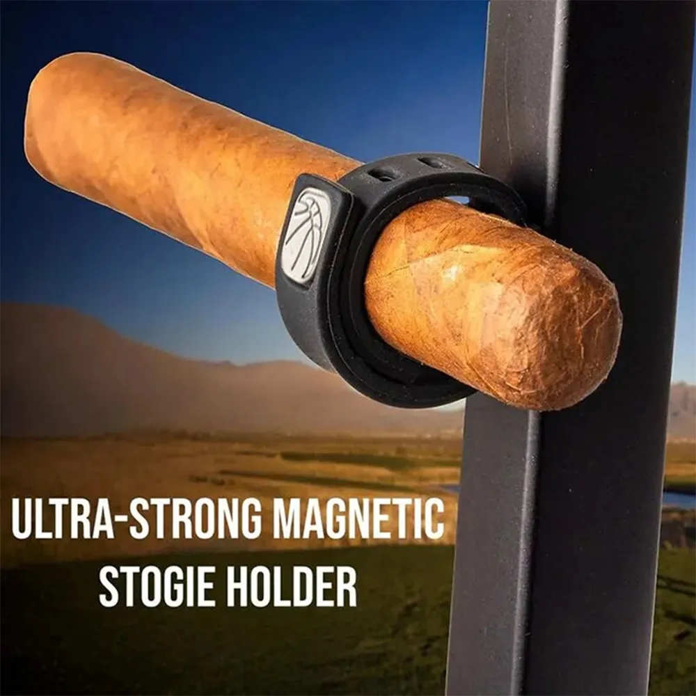 Portable StogieStay Magnetic Stogie Holder Clip Golf Cart 6