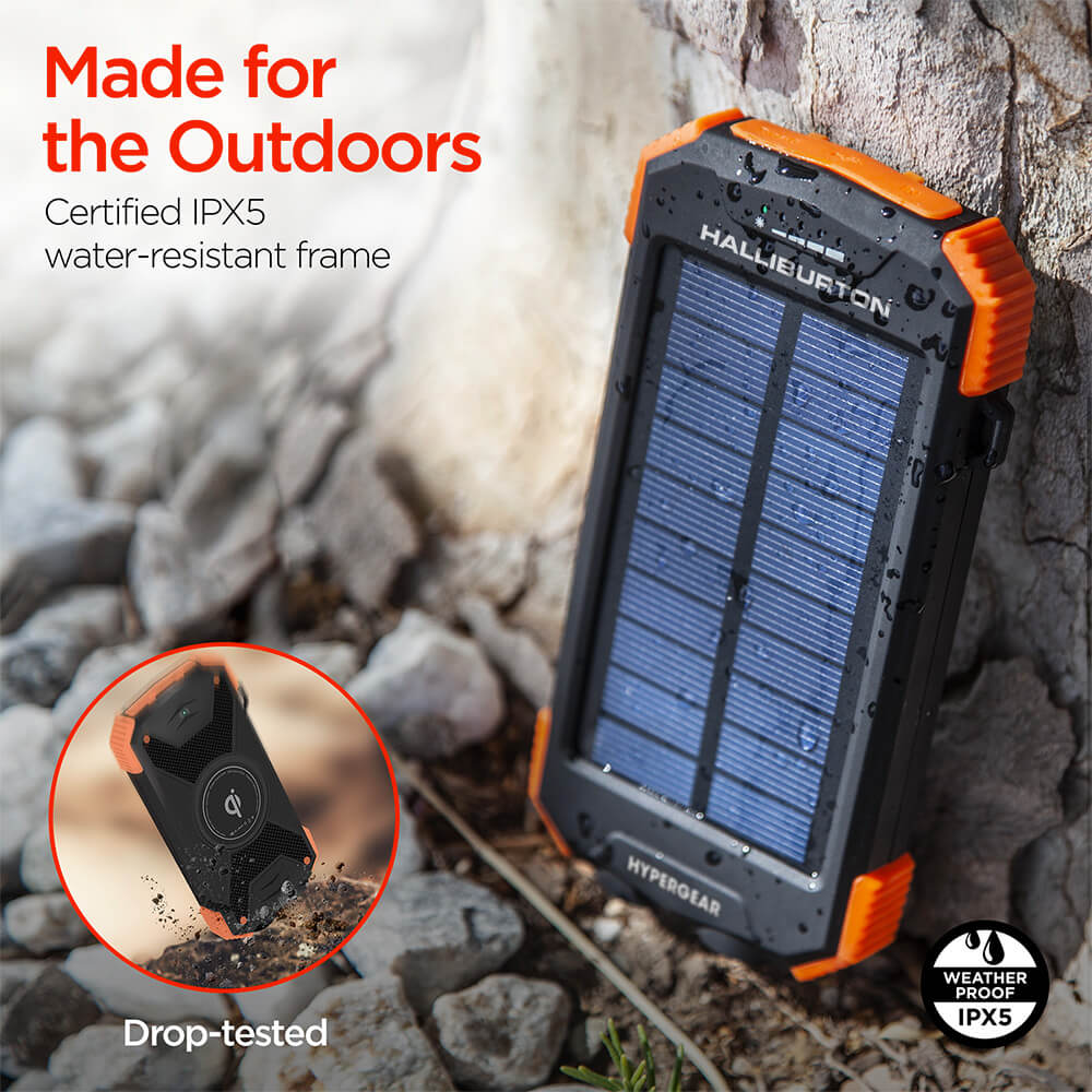 HyperGear Solar 10000mAh Wireless Power Bank 7