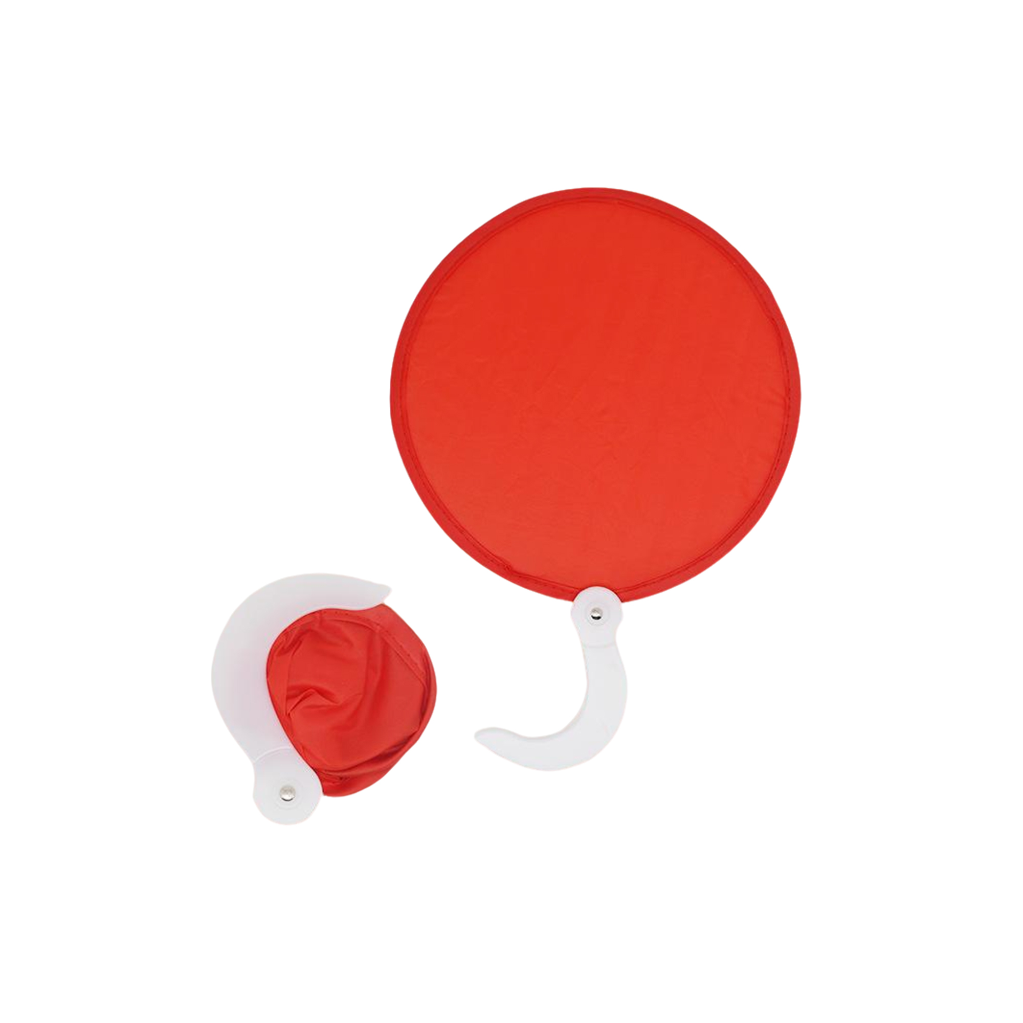 Poly Fabric Foldable Hand Fan Disc 7