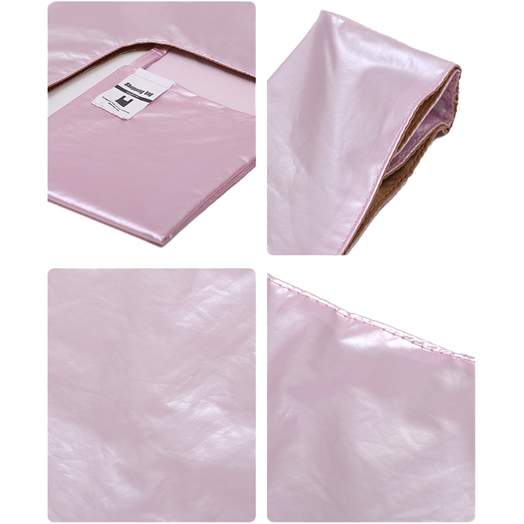 Small Folding Tote Bag in Rare Metallic Color 3