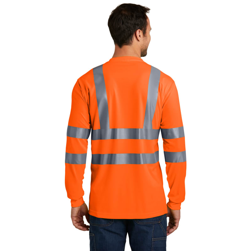 CornerStone - ANSI 107 Class 3 Long Sleeve Snag-Resistant Reflective T-Shirt. 4