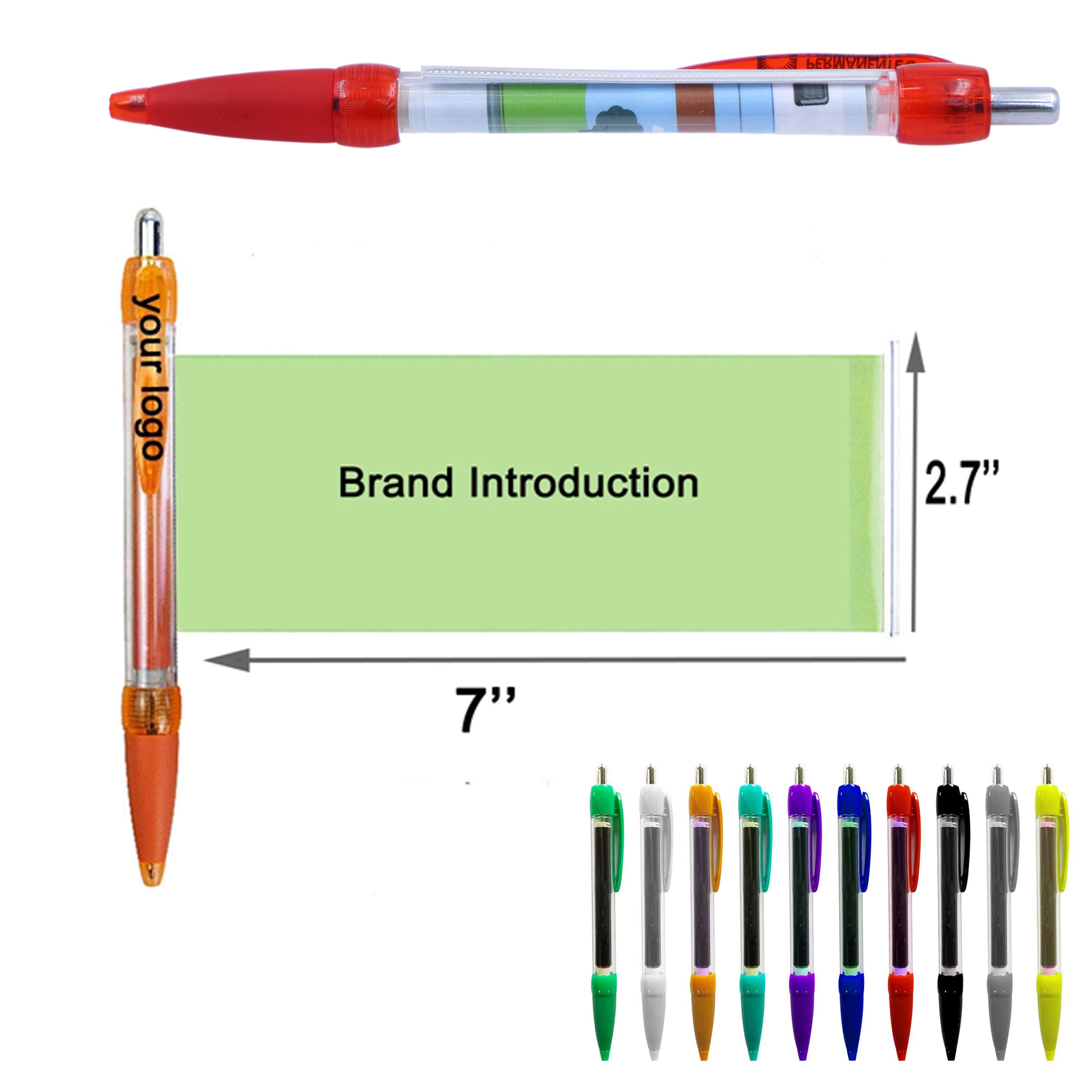Stretchable Banner Ballpoint Pen 2