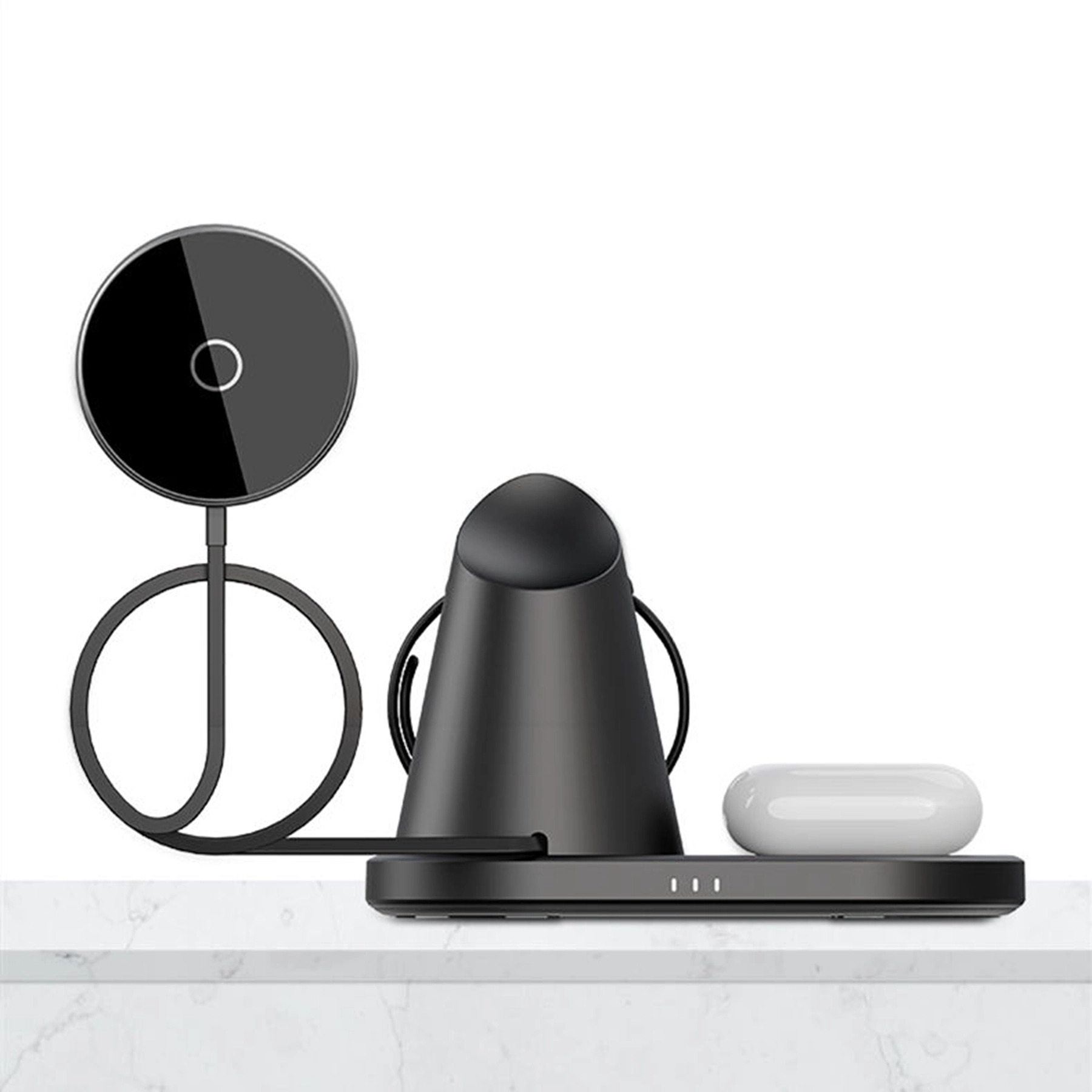 15w Magnetic 3 in 1 Qi Wireless Charger 10