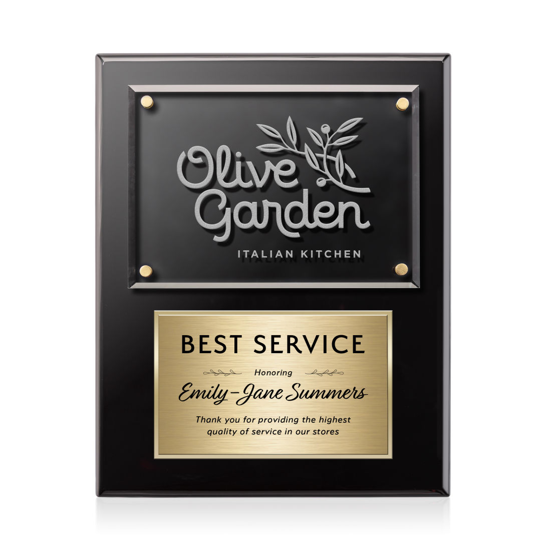 Gossamer Plaque - Black/Gold 2
