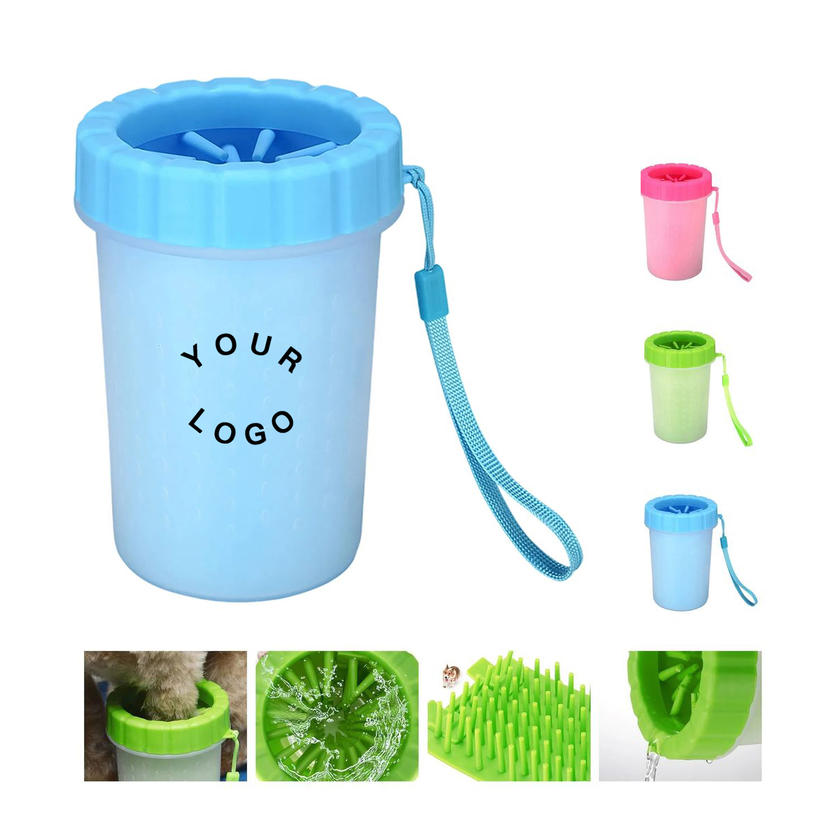 Soft Bristle Cup for Washing Dog Paws 4