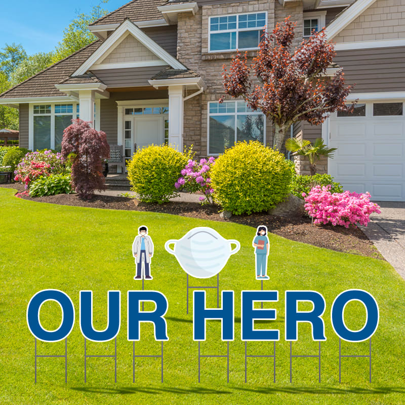 Our Hero Yard Letters 4