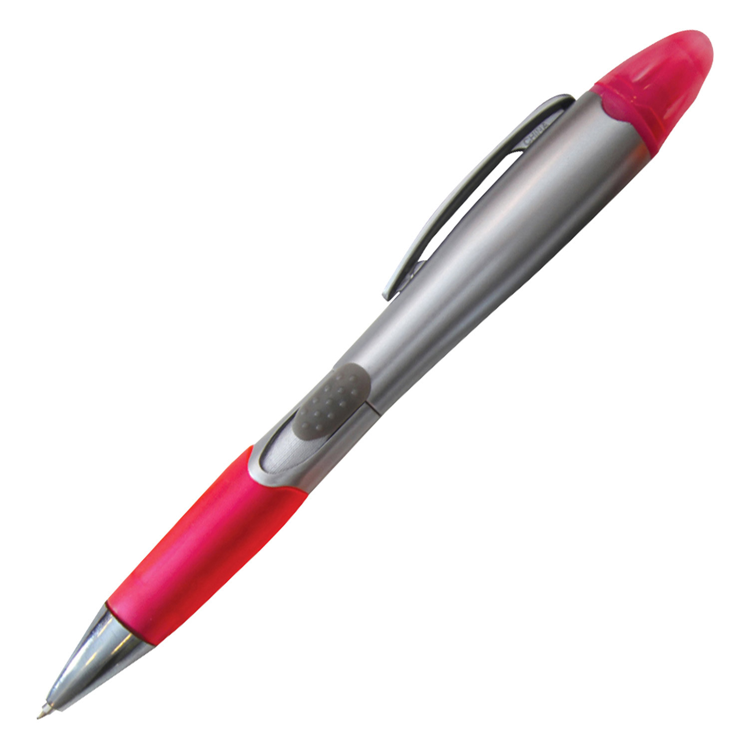 Pen & Highlighter Combo (Silver Barrel) 2
