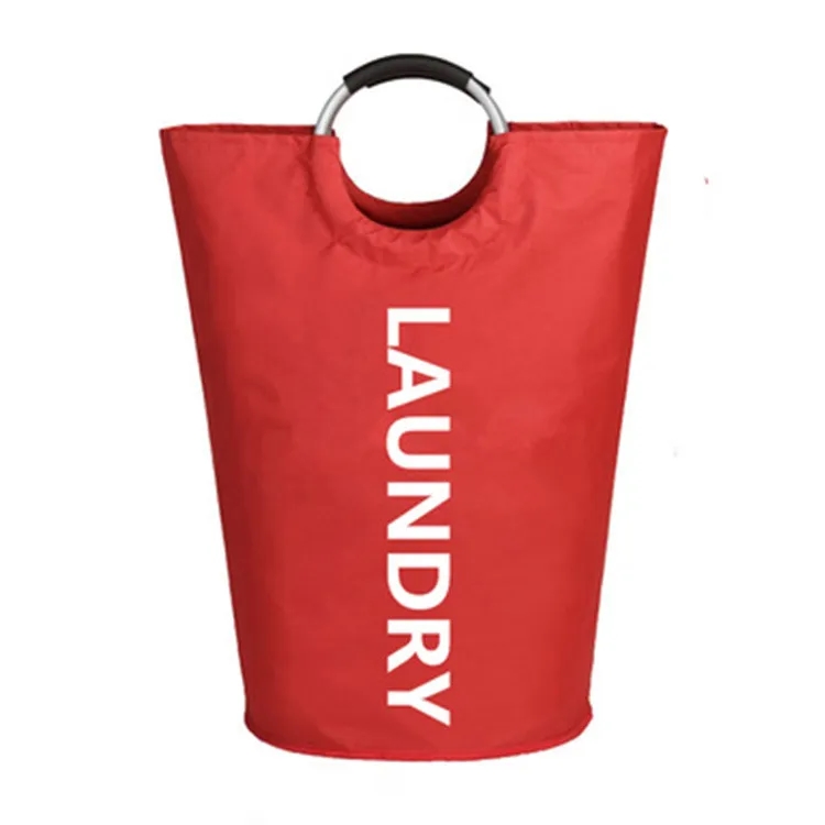 90L Large Laundry Basket Waterproof Clothes Bin Collapsible 4