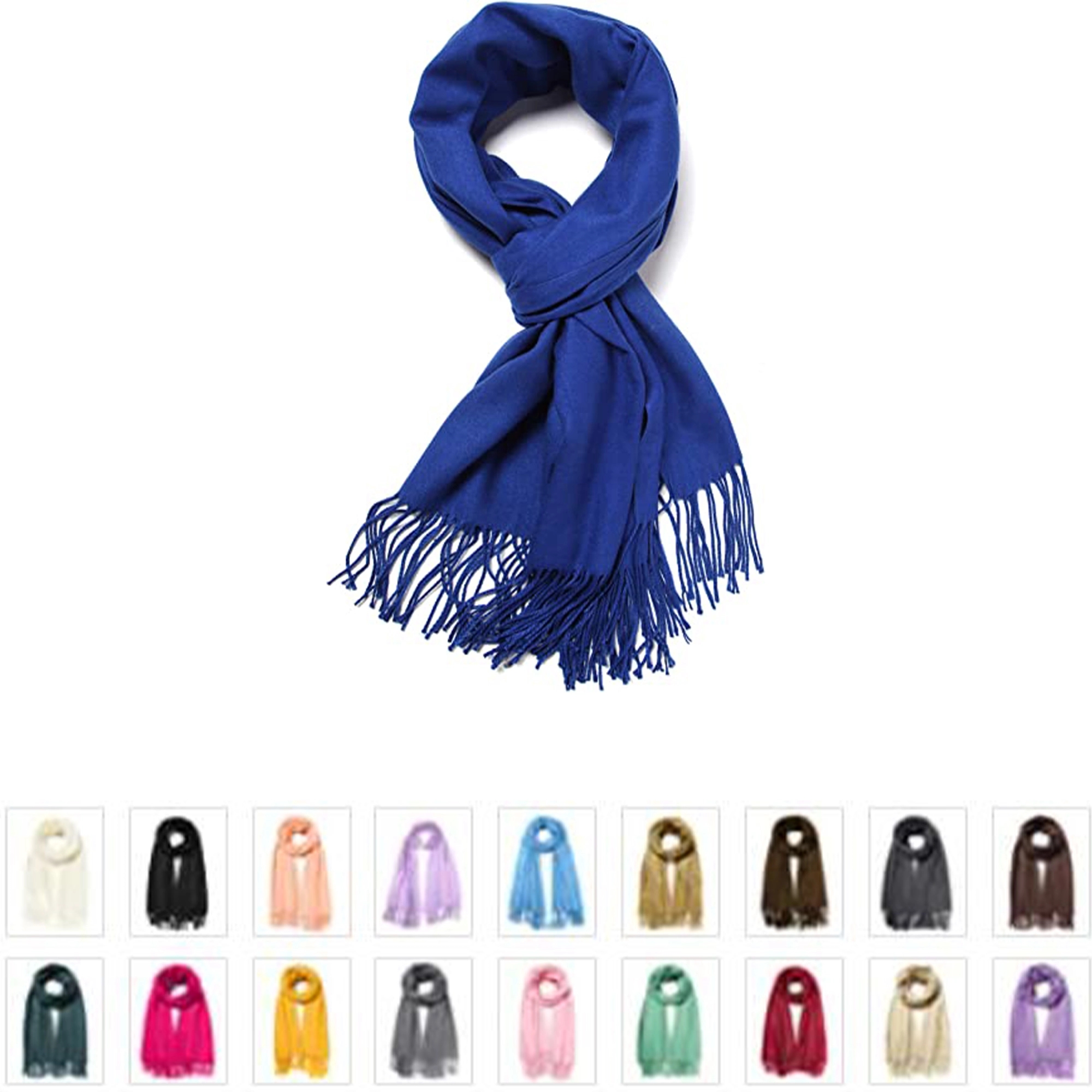Acrylic Soft Solid Scarf Shawl Wrap Stole MOQ100 5