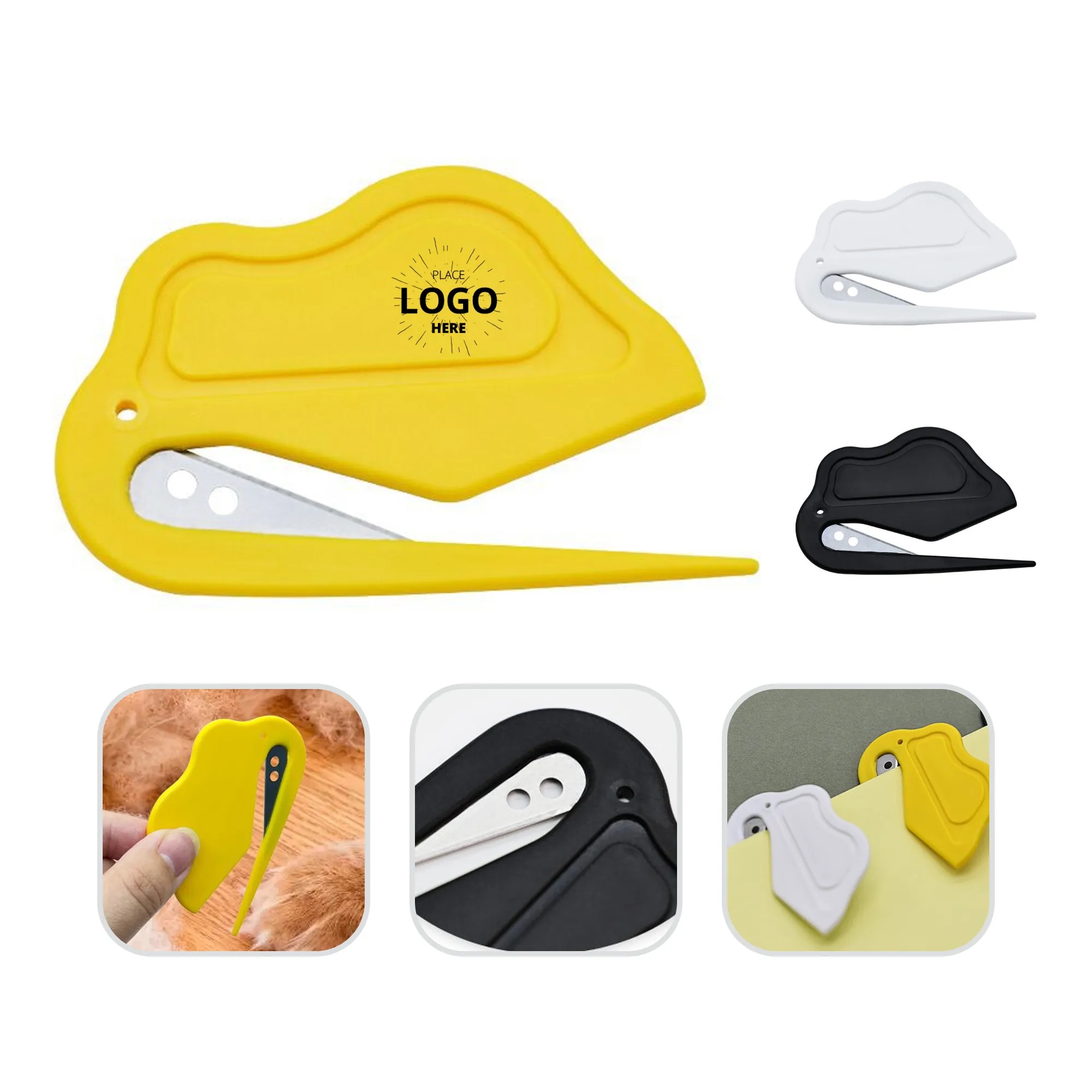 Mini Plastic Letter Opener And Utility Cutter 2