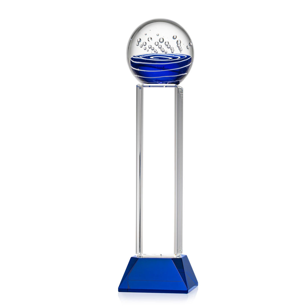 Tranquility Award on Stowe Base - Blue 9