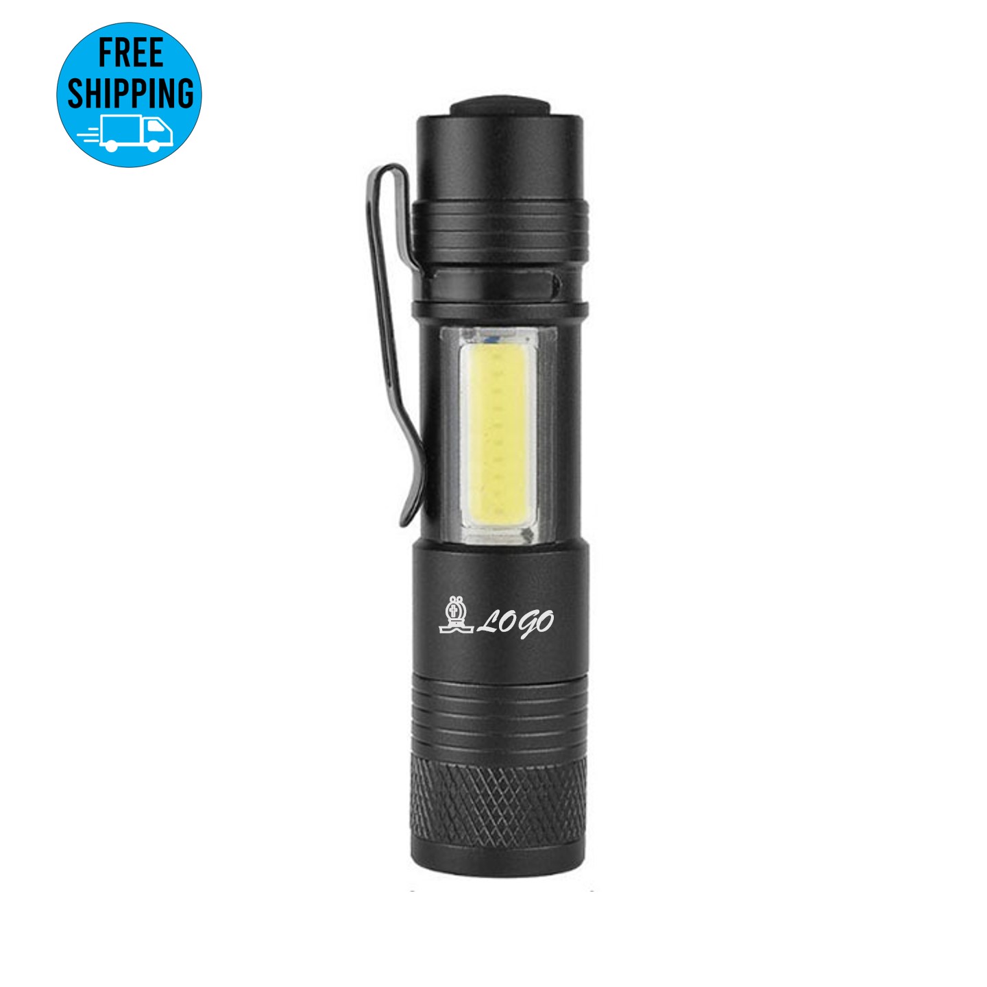 Work light Pocket COB Flashlight With Clip 2
