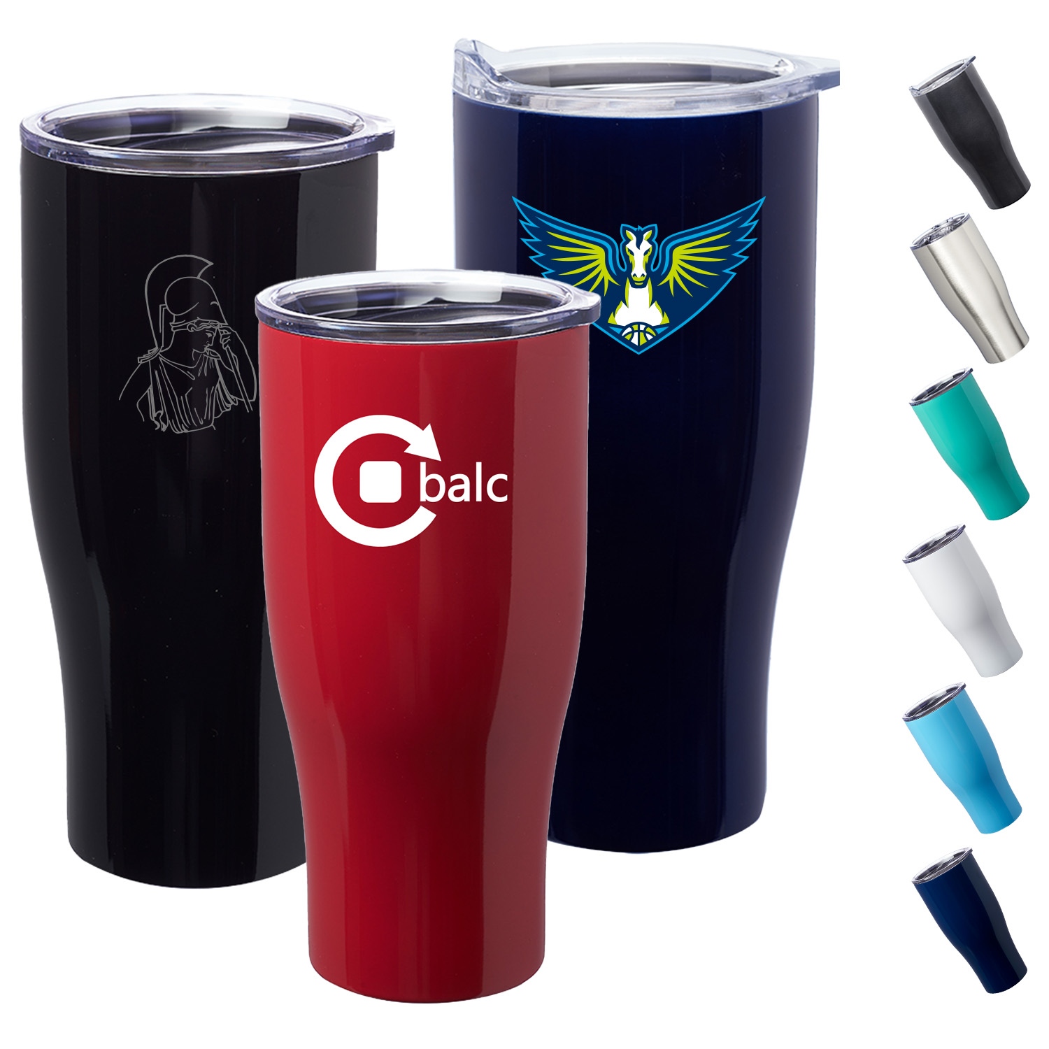 27 Oz Stainless Steel Travel Tumbler w/Slide Lock & BPA free 1