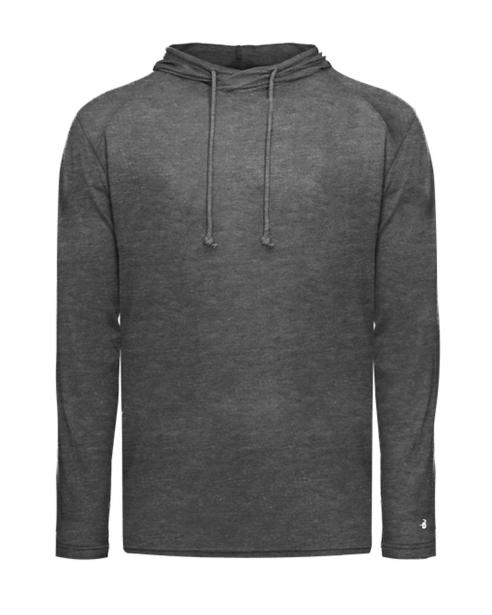 Men's Tri-Blend Surplice Hooded Long Sleeve T-Shirt - 4905 28