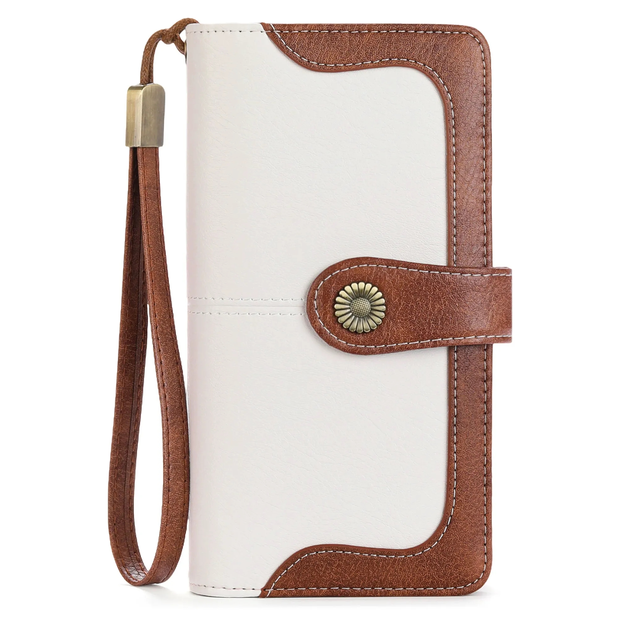 Long Style Zipper PU Leather Wallet 3