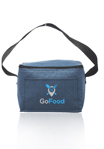 6 Pack Insulated Heathered Lunch Bags 3