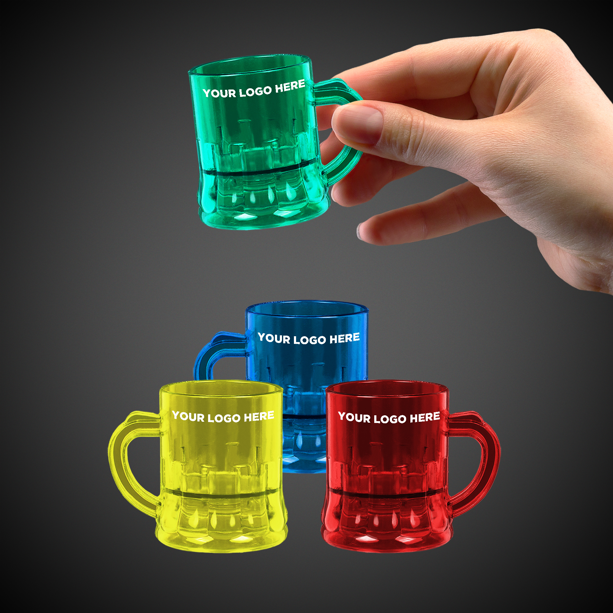 1 oz Mug Shaped Mini Shot Glass