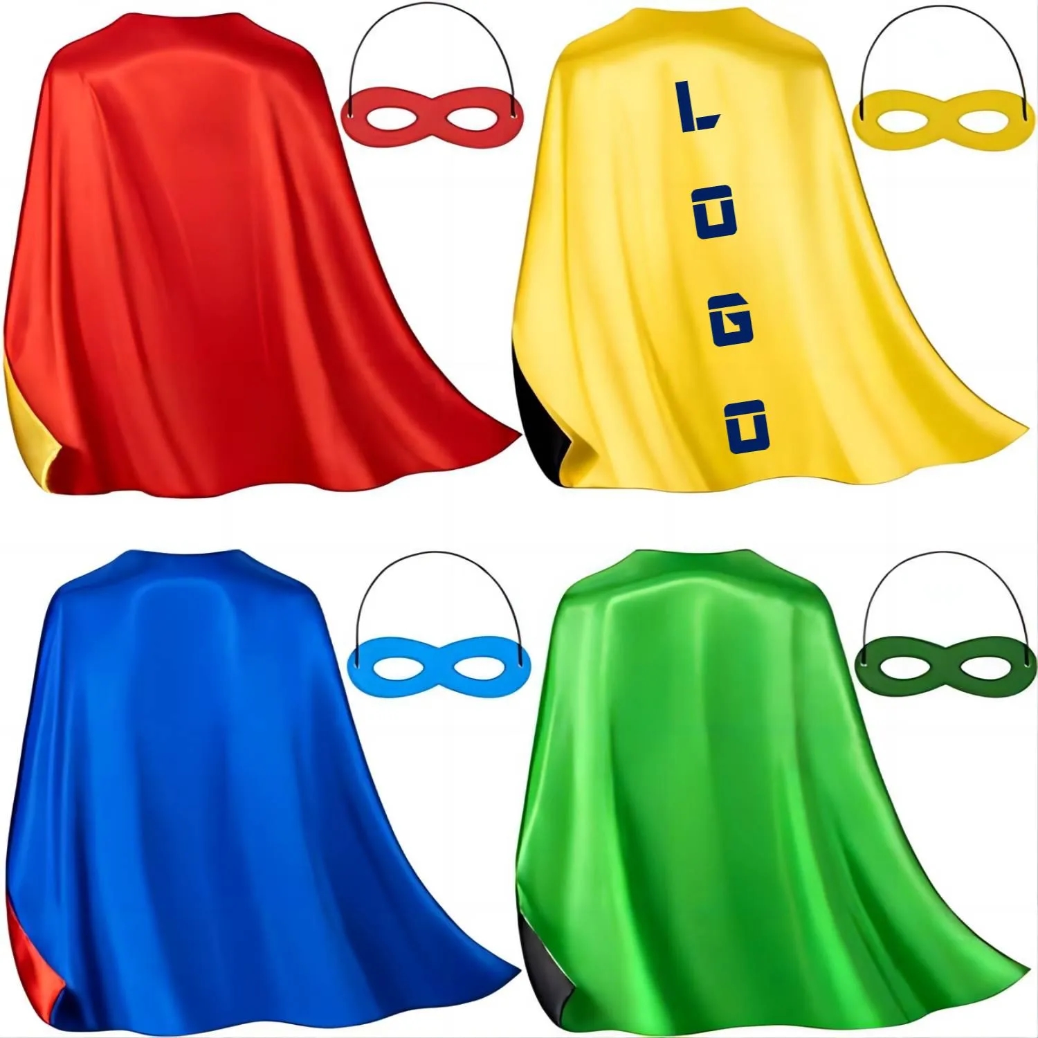 Party Cape Set With Mask 1