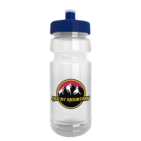 Wheely 24oz Transparent Bike Bottle w/Push-Pull Lid 108