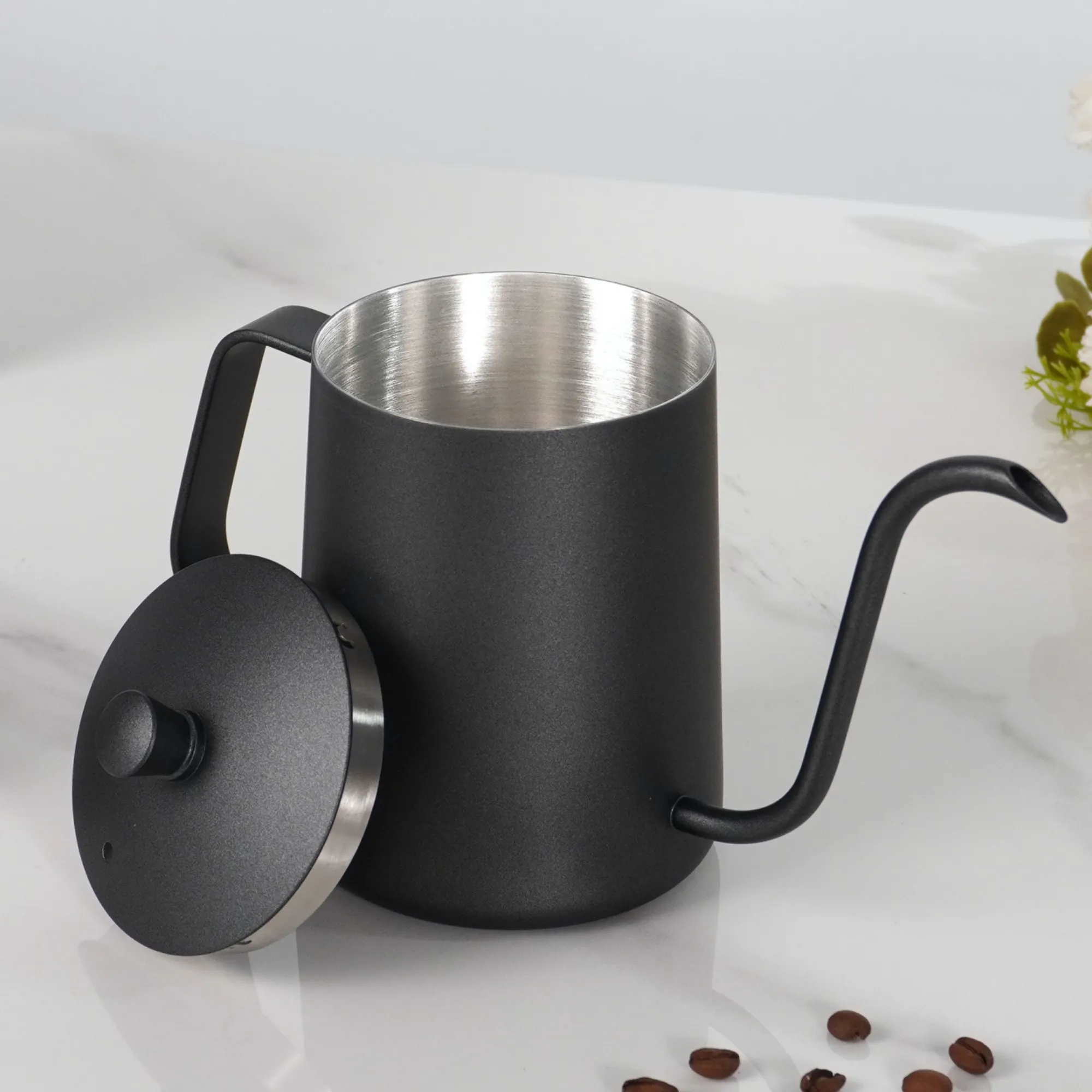 11.8 Oz Gooseneck Pour Over Coffee Kettle For Outdoor 4