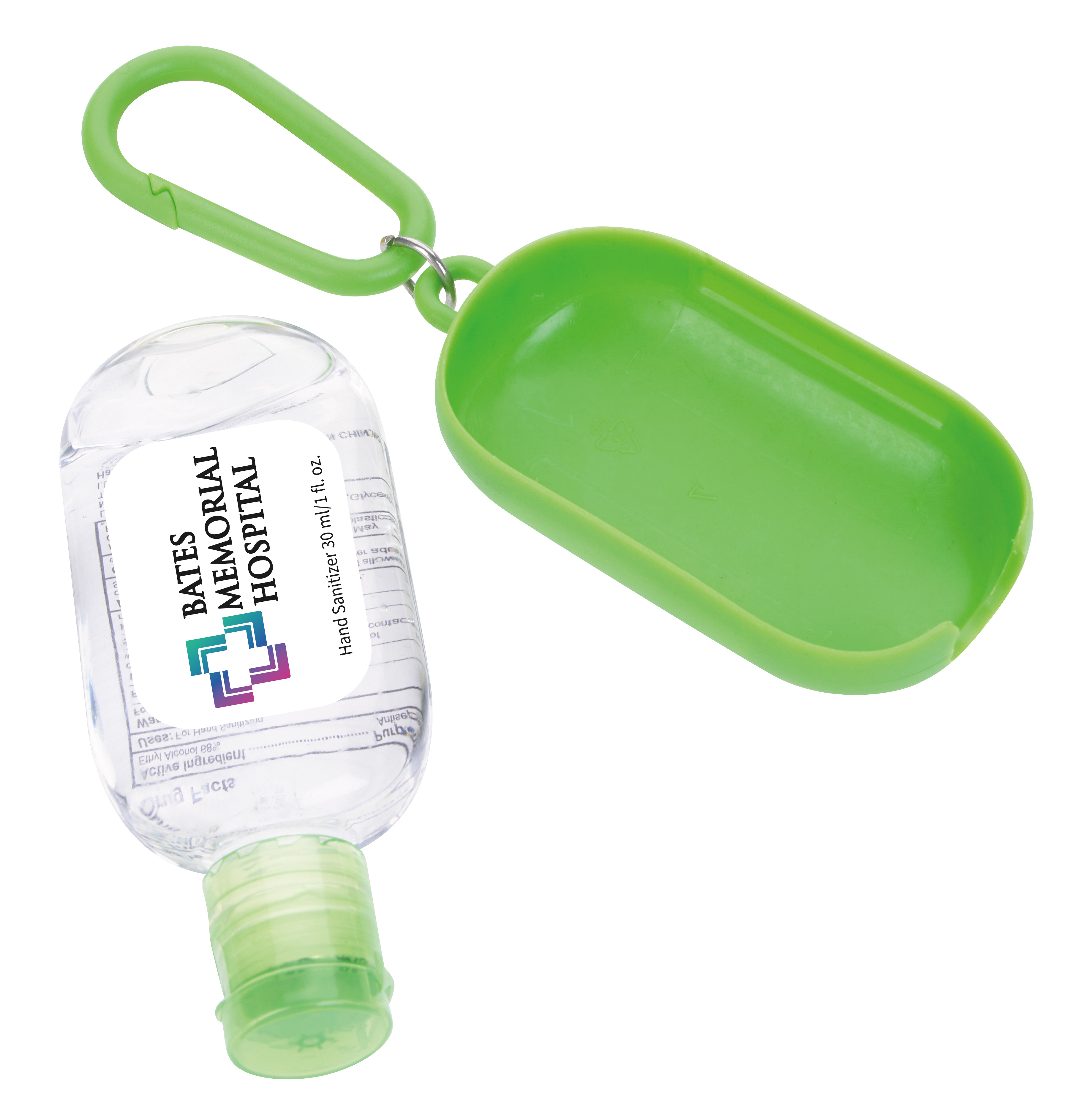 1 oz. Hand Sanitizer with Colorful Case and Carabiner 7