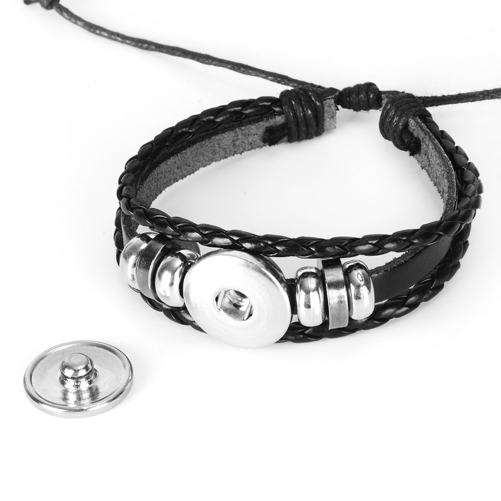Qatar World Cup National Flag Leather Woven Bracelet 3