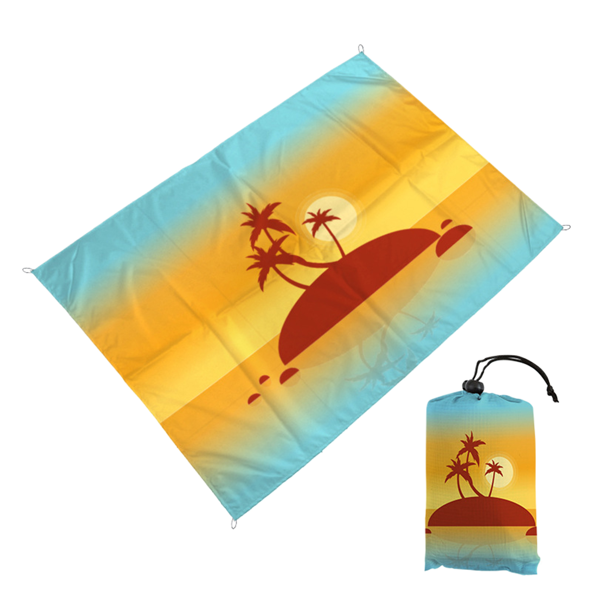 MOQ100 Full Print Picnic Mat Portable Beach Camping Mat 1
