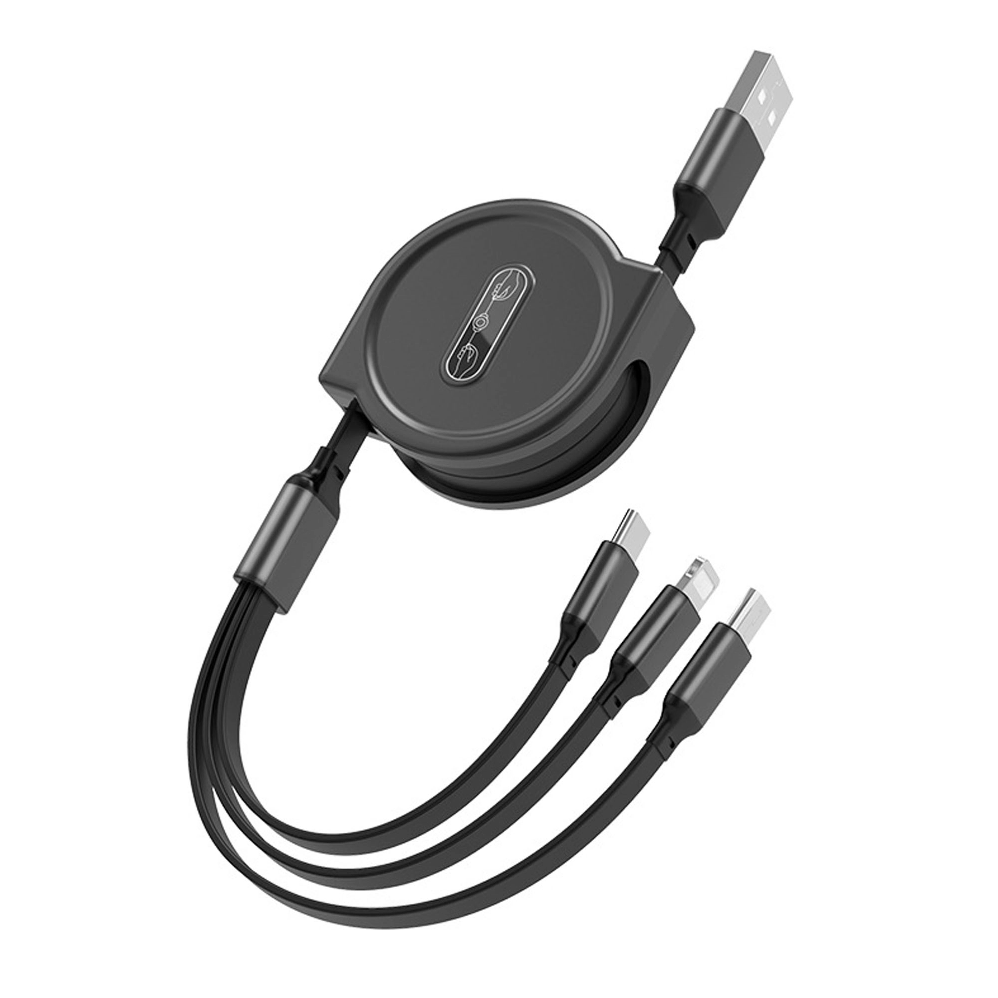 3 in 1 Retractable USB Charge Cable 4
