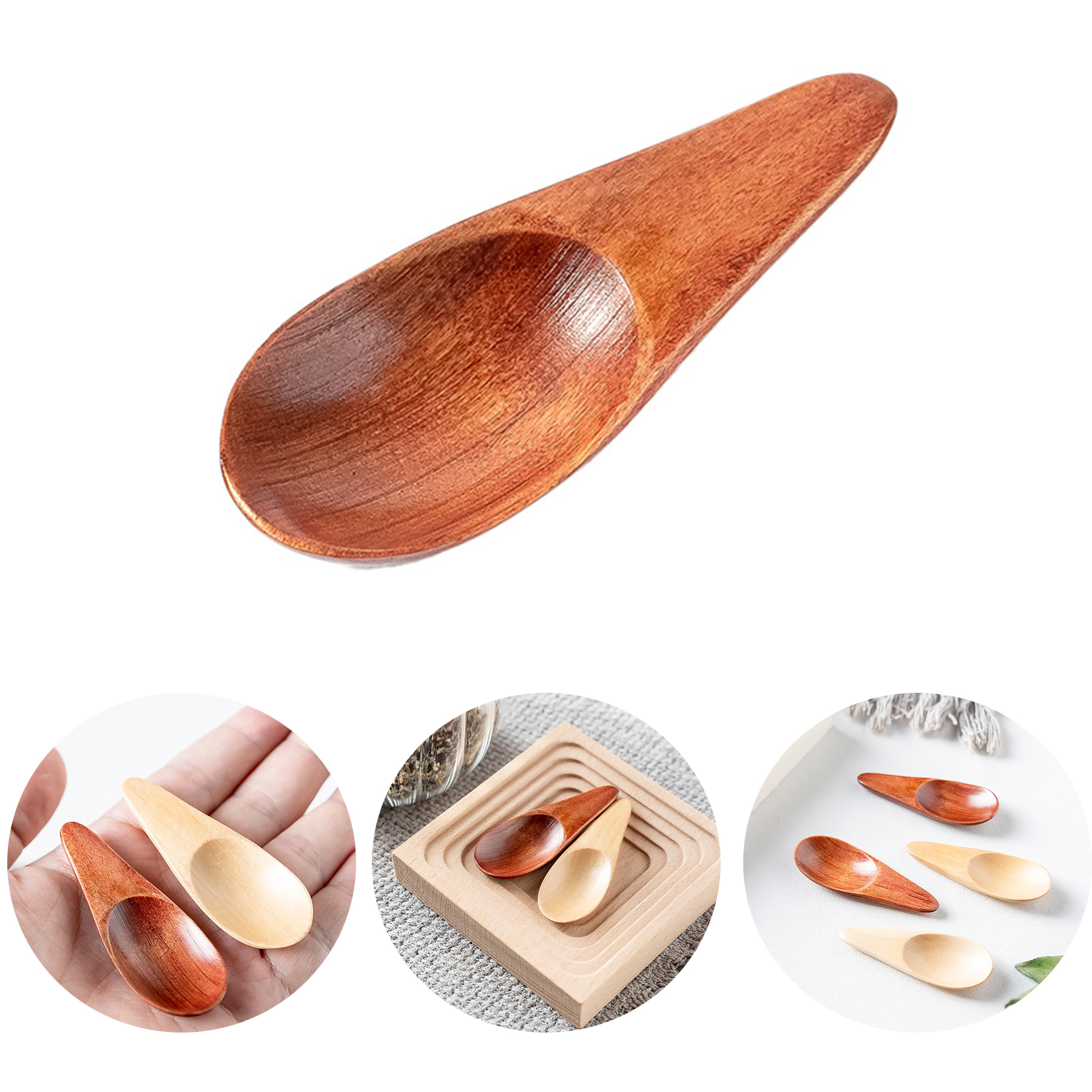 Wooden Dessert Spoon