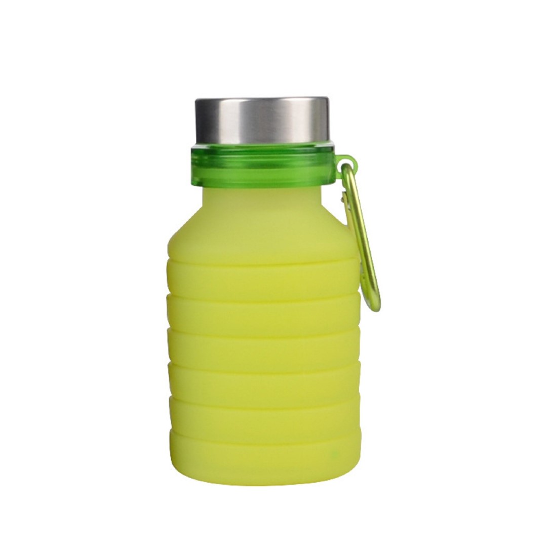 550ML/18 Oz Telescopic Silicone Water Bottle 1