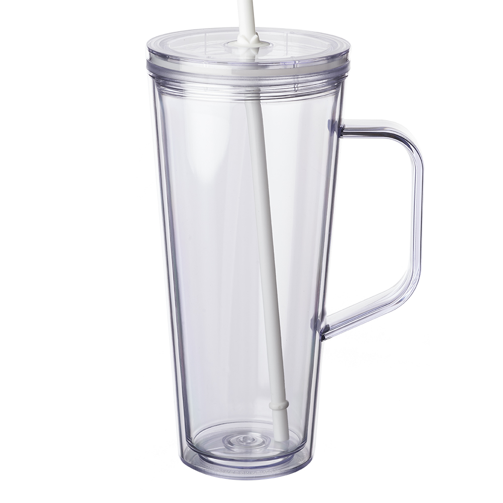 24 oz. Tilden Plastic Tumbler with Handle 15