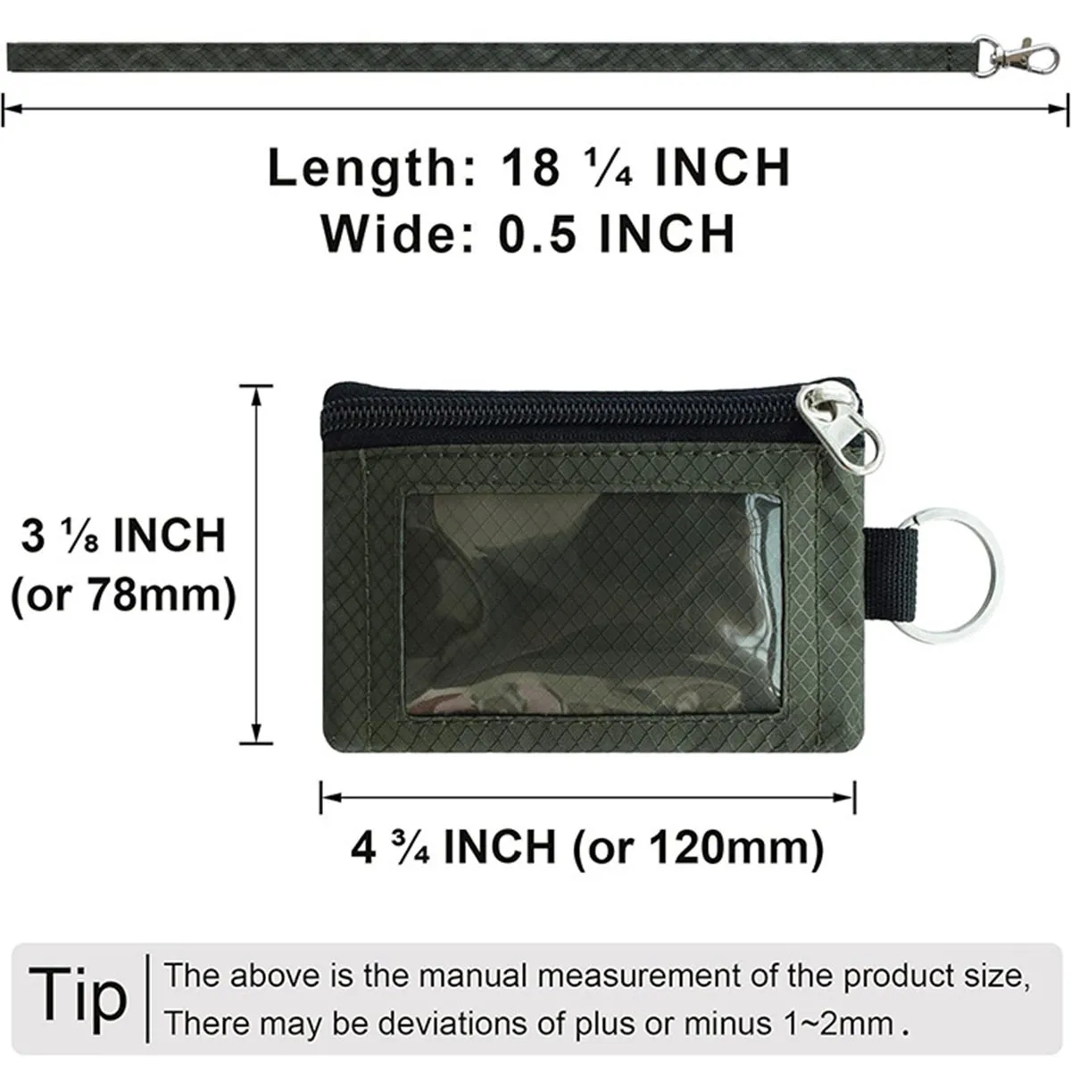 RFID Blocking Small Wallet with ID Window 6