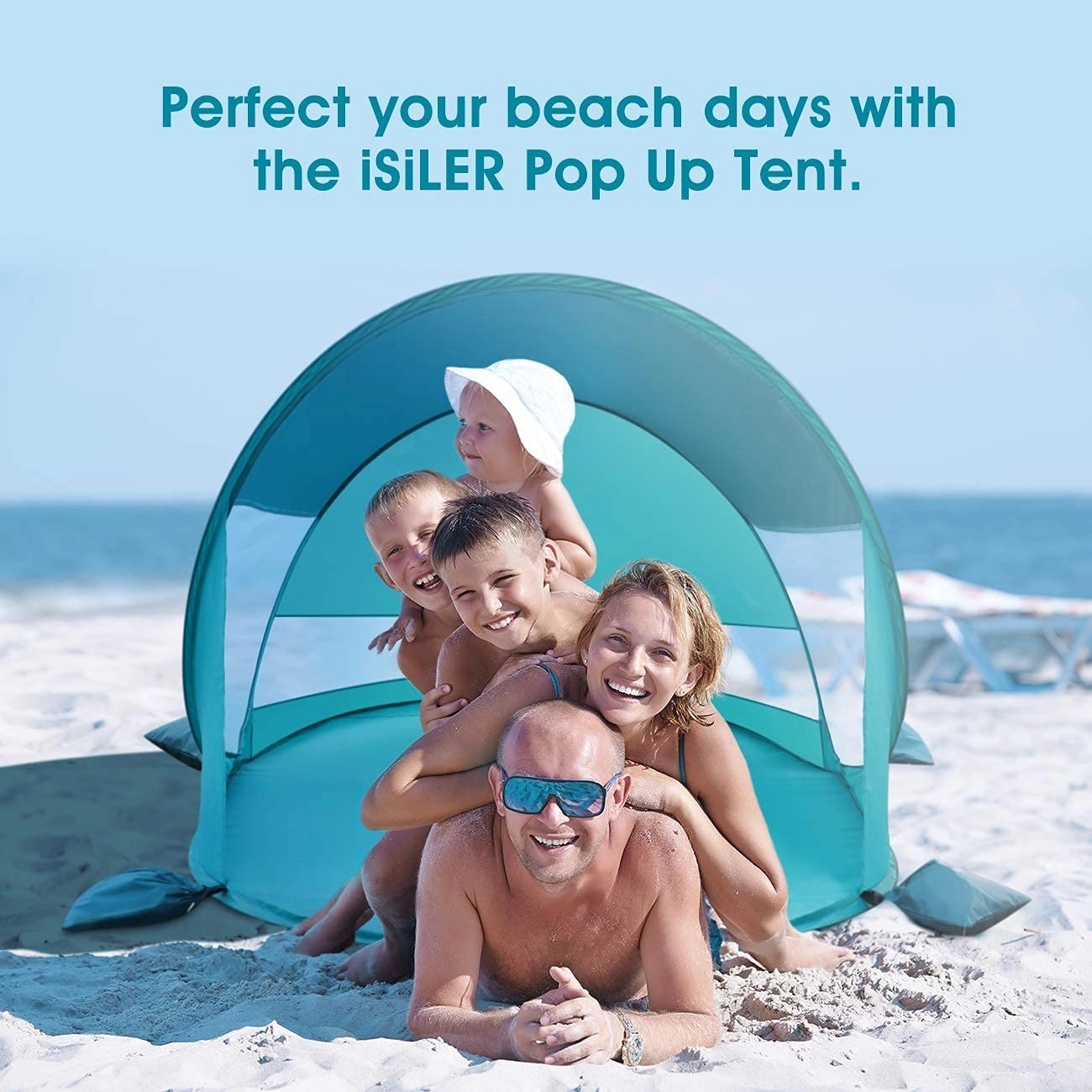 Beach Tent With Sun Shade Shelter 5