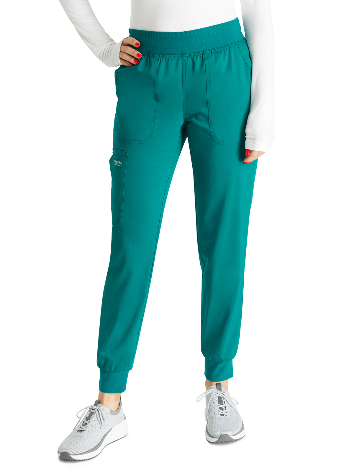 Cherokee - Workwear Revolution - Women's 5-Pocket Mid Rise Jogger Pant 3