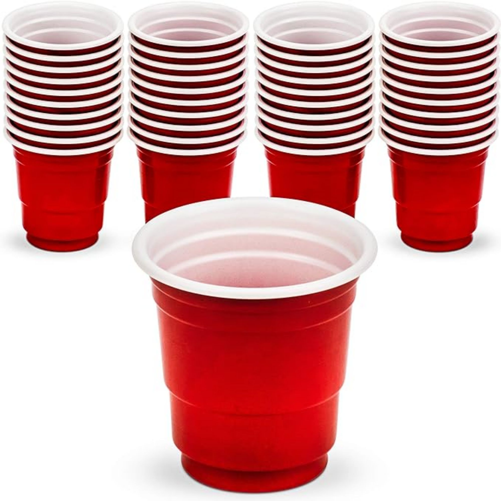 50 Pack 2 oz Mini PlasticCups, custom paper cup with logo imprint 3