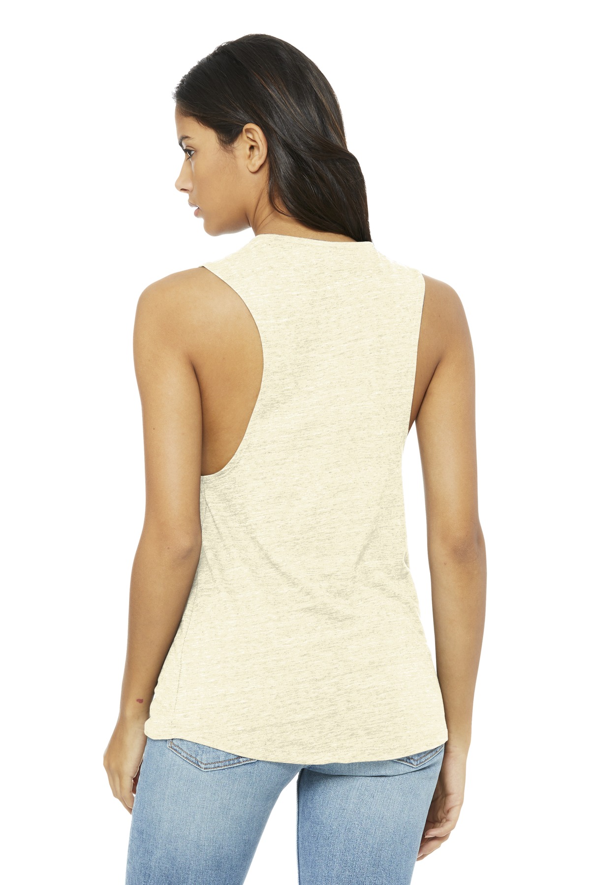 BELLA+CANVAS Women's Flowy Scoop Muscle Tank. BC8803 101