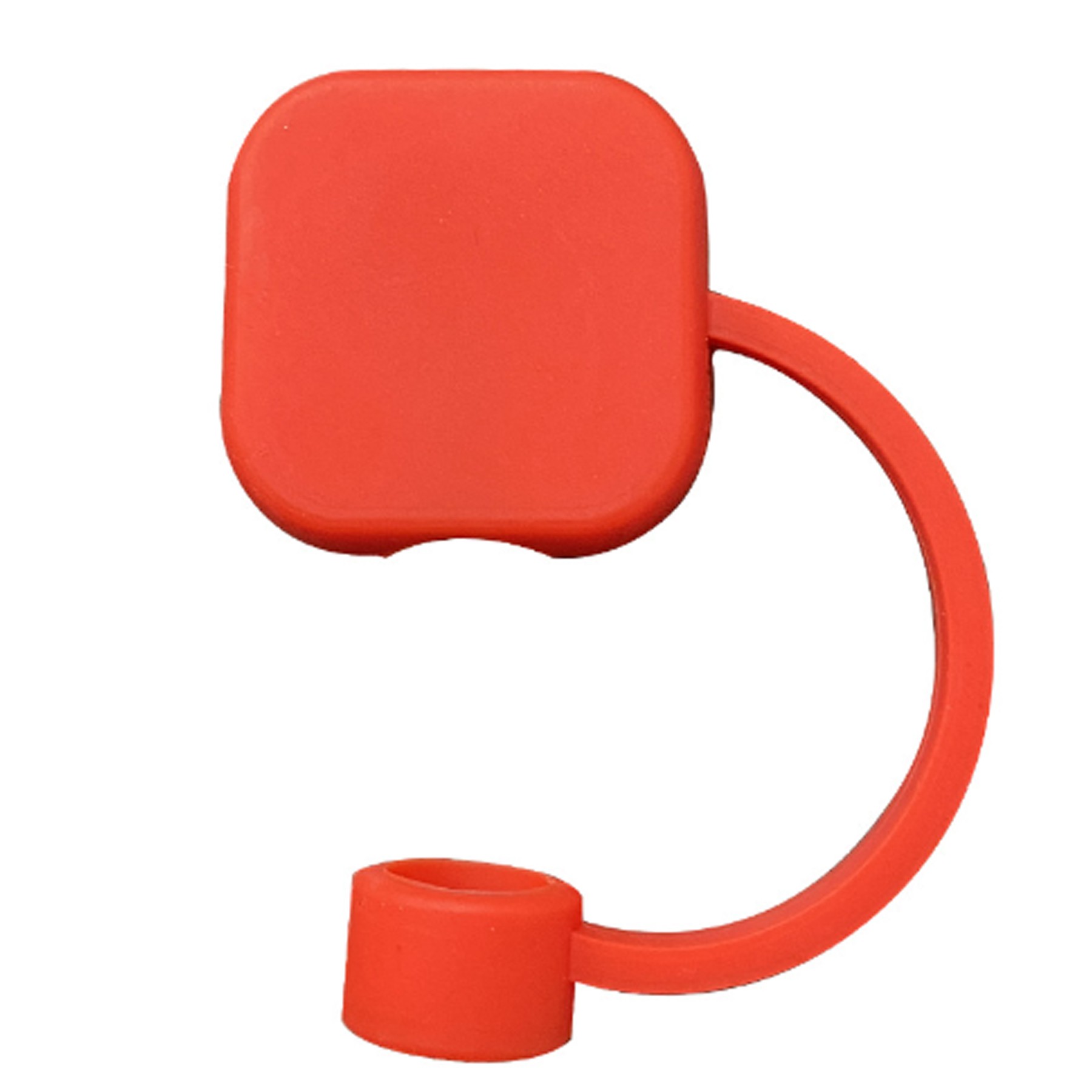 Rectangle Silicone Straw Topper Cover 2