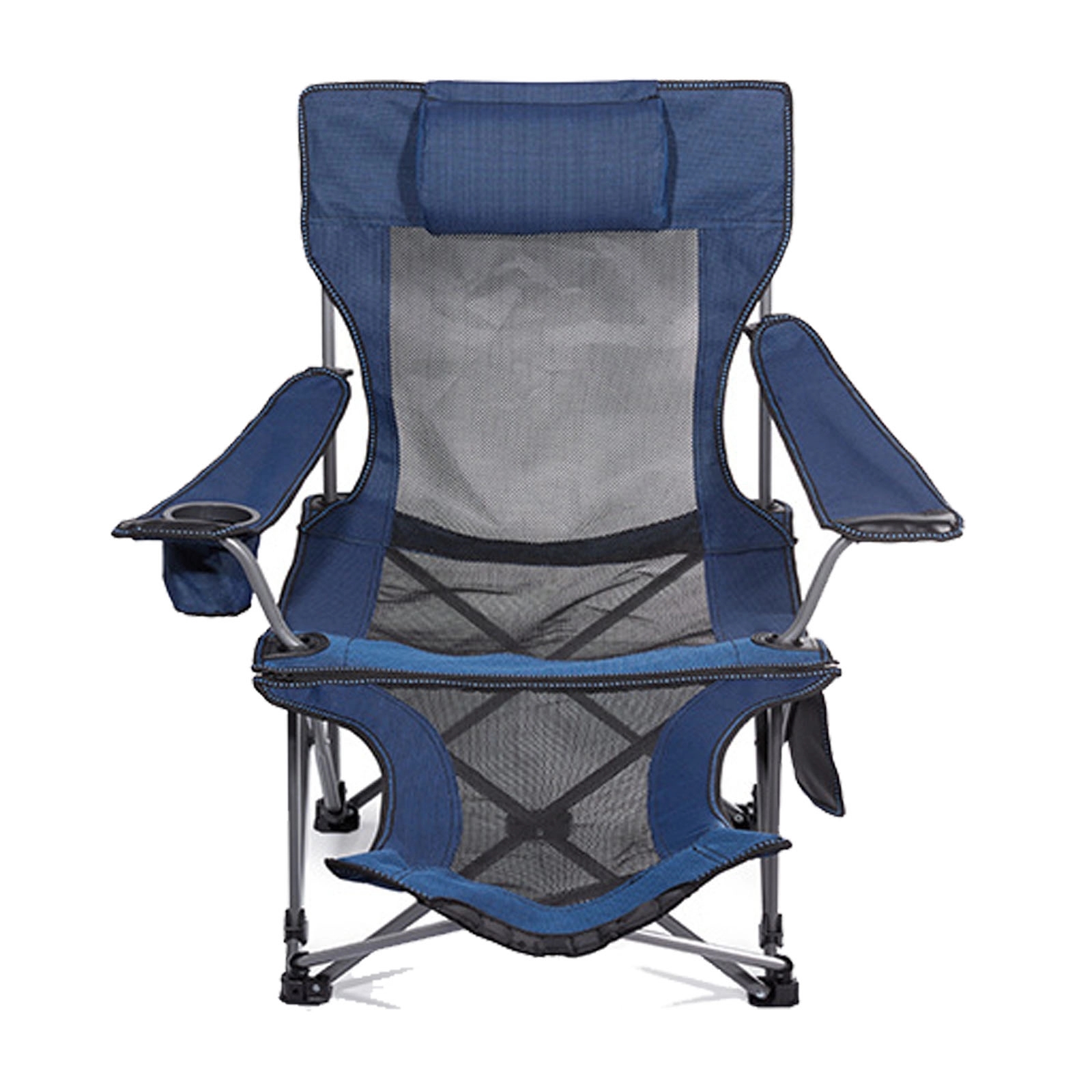 Light Portable Dual-Use Reclining Lunch Break Folding Chair 2