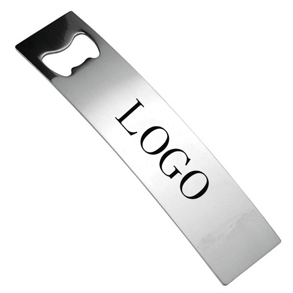 Curved Stainless Steel Bottle Opener 2