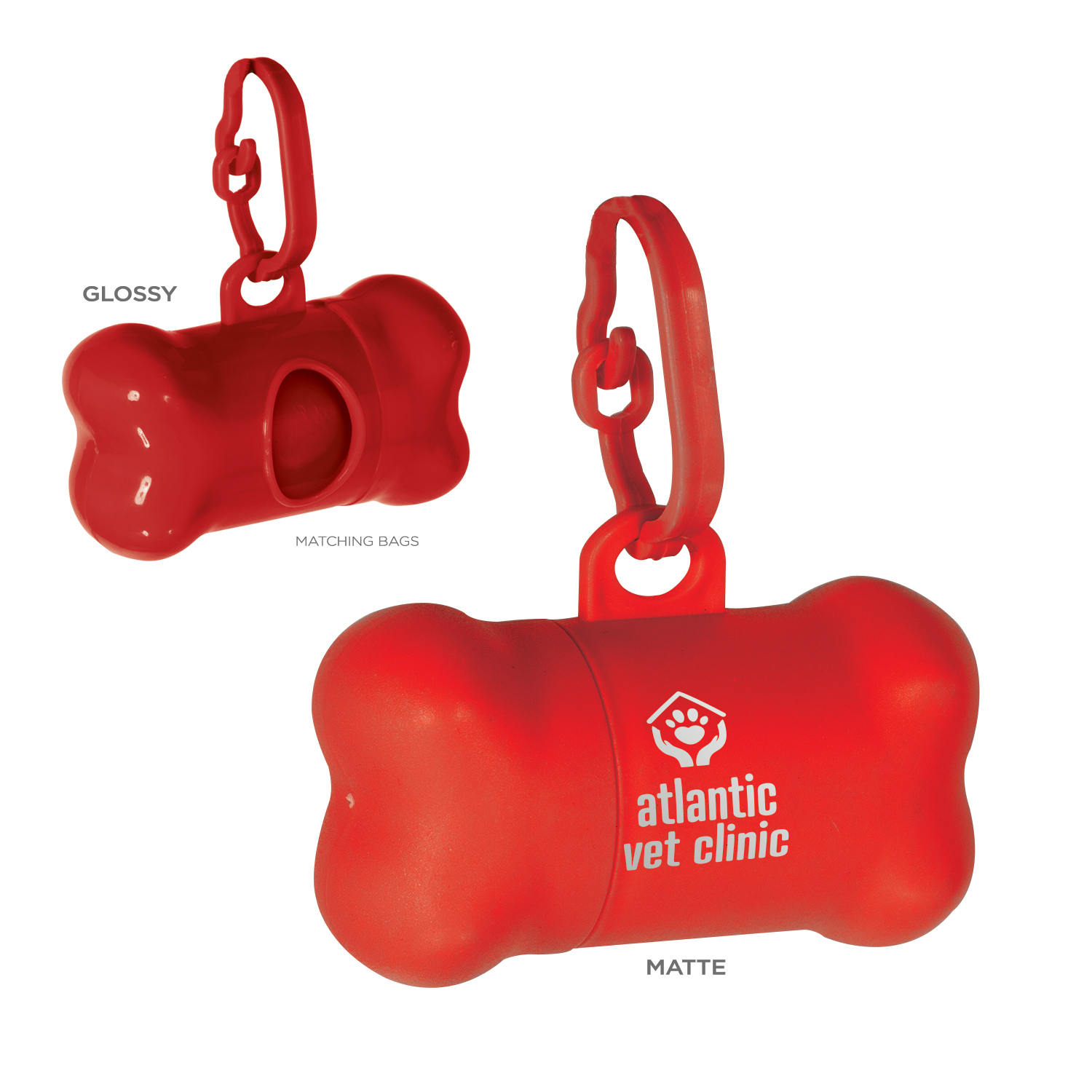 Doggy Bone Waste Bag Container 10